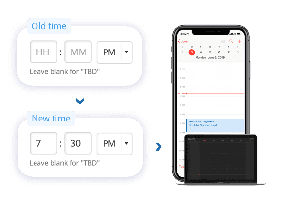 Calendar sync 2