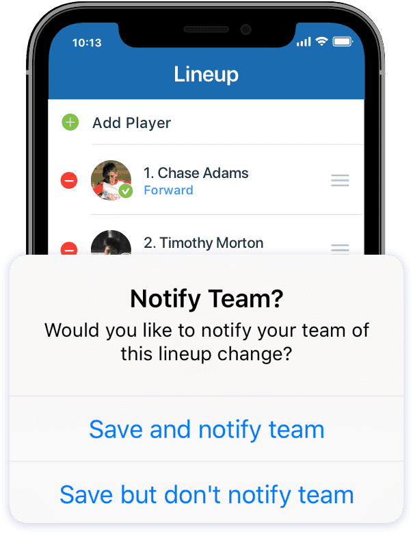 TeamSnap rostering