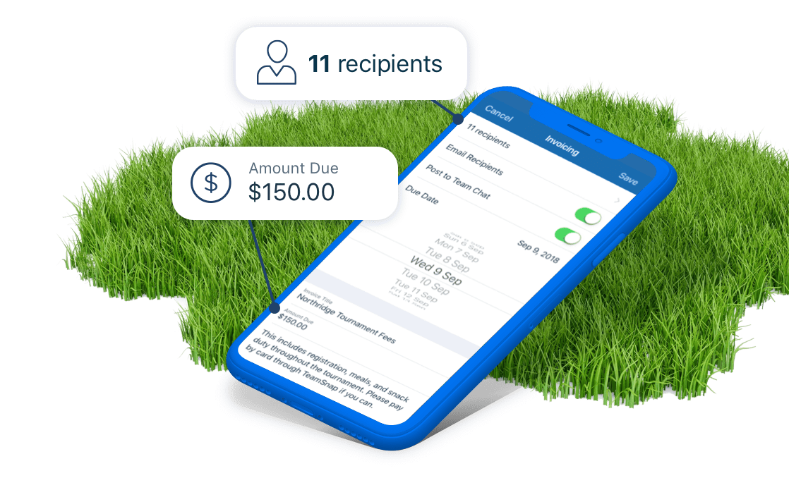Handle payments and track them with TeamSnap