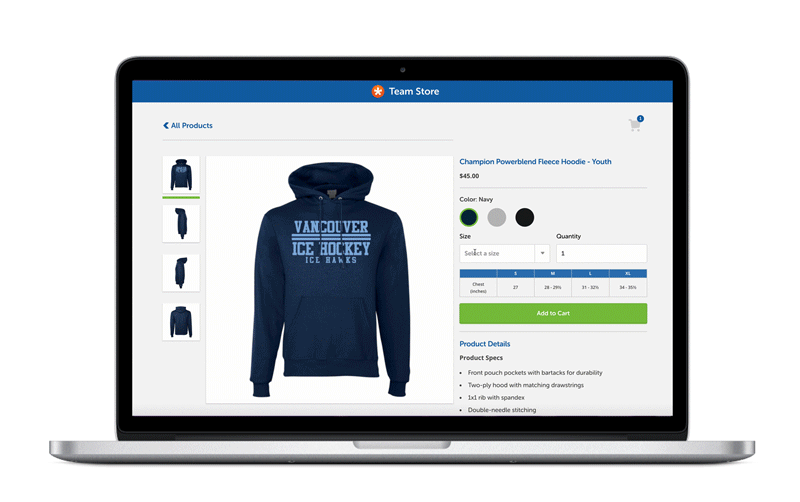All of your apparel options
